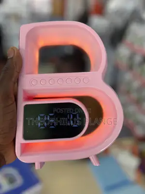 B Shaped Wireless Charger, Bedside Lamp, Timer , Speaker Etc.