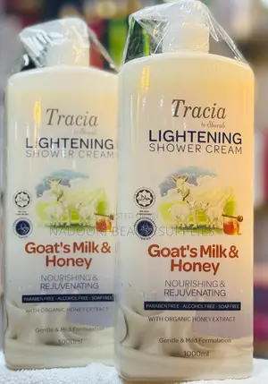 Tracia Lightening Shower Cream Goat Milk