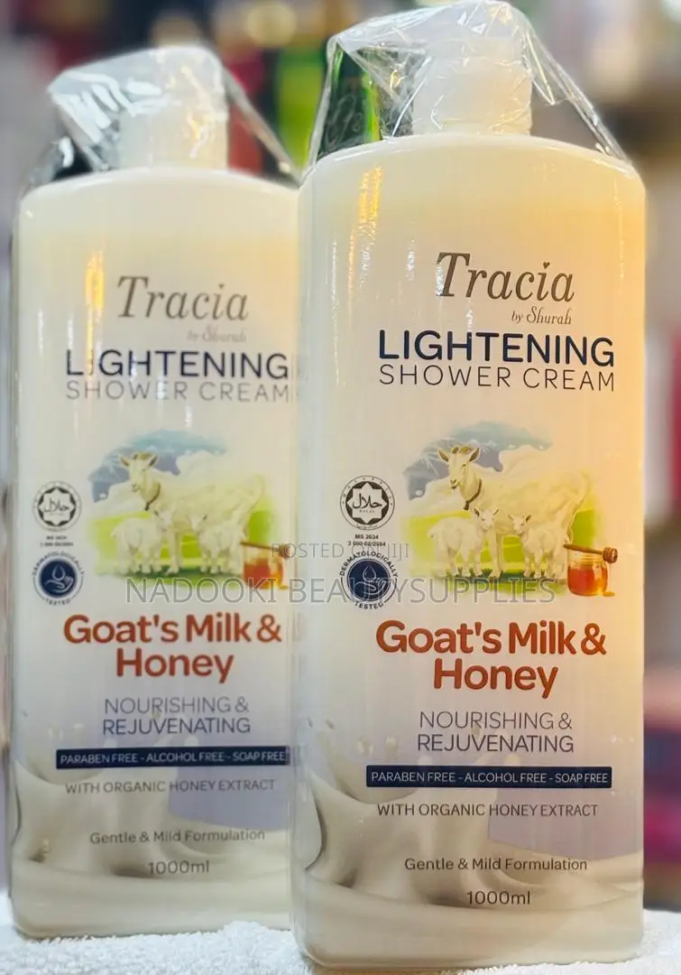 Tracia Lightening Shower Cream Goat Milk