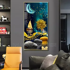 Modern Luxury Print Photo Frame Crystal Porcelain Mural Home Decor