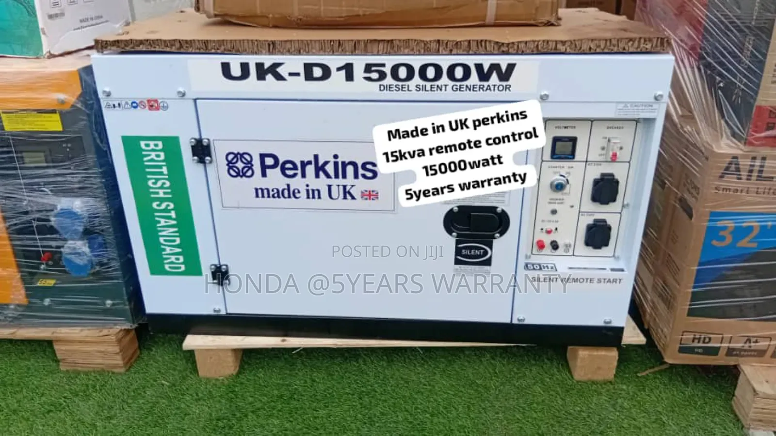 British Standard Perkins Remote Control 15kva 15000watt 15kv