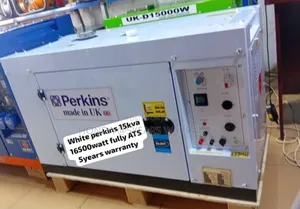 Single Phase Perkins 15kva 16500watt Fully Ats Generator