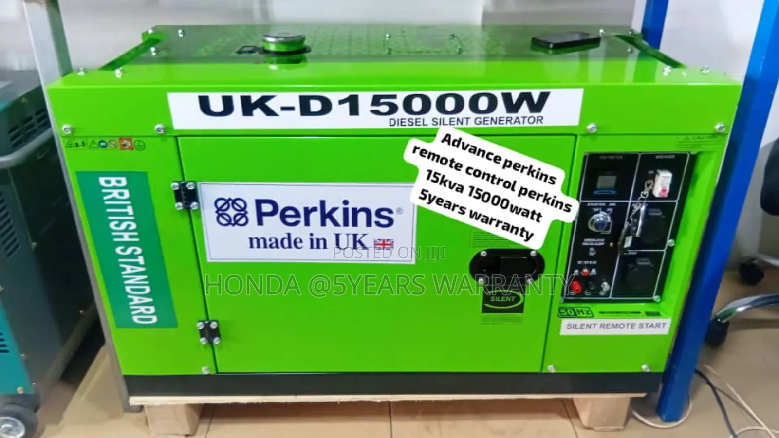 Distance Remote Control Perkins 15kva 15000watt Generator