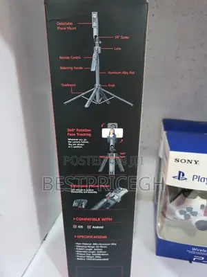 Auto Face Tracking Tripod 360 Rotation With Stand