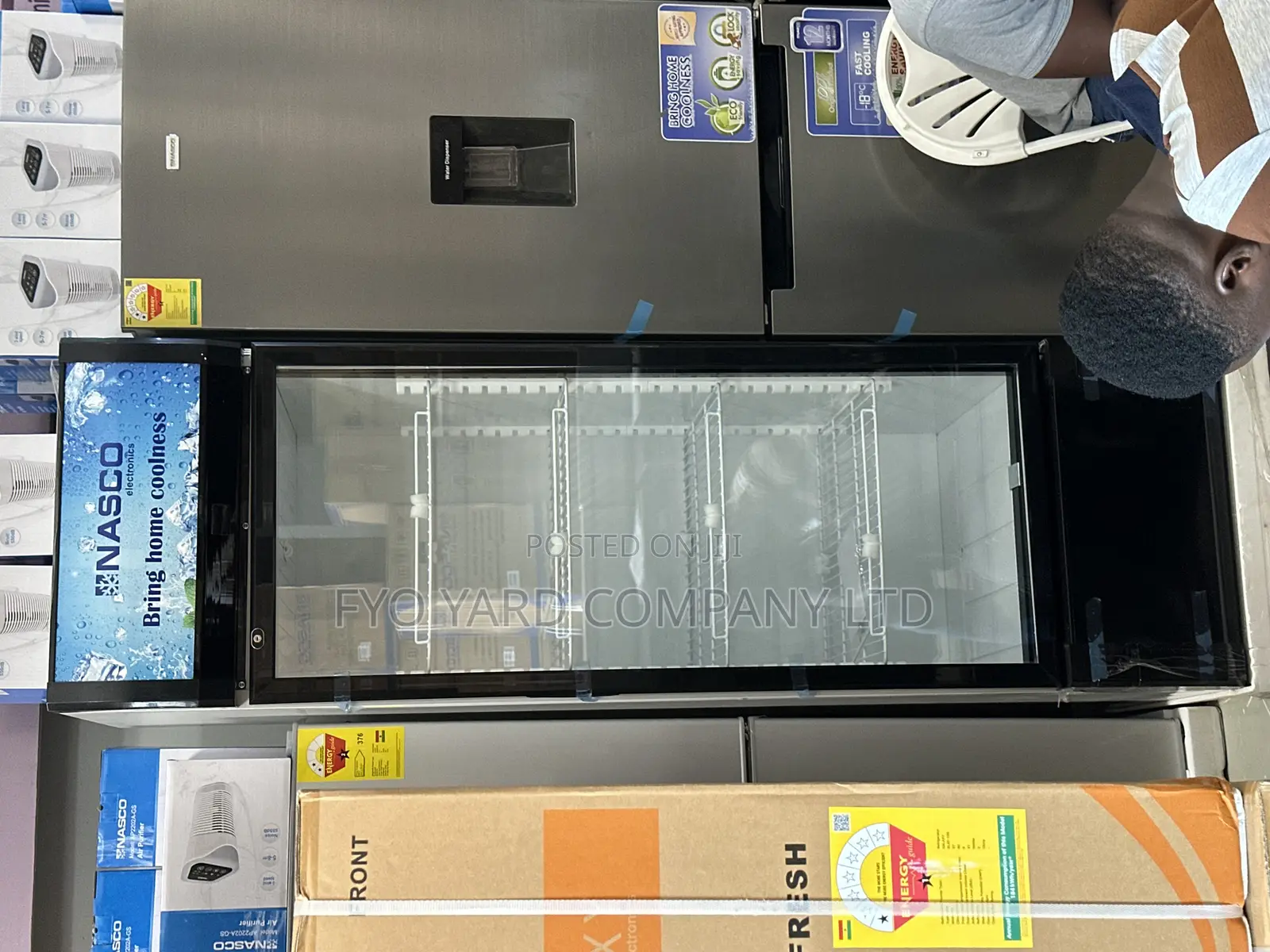 Brand New Inbox Nasco Fast Cooling Display Fridge