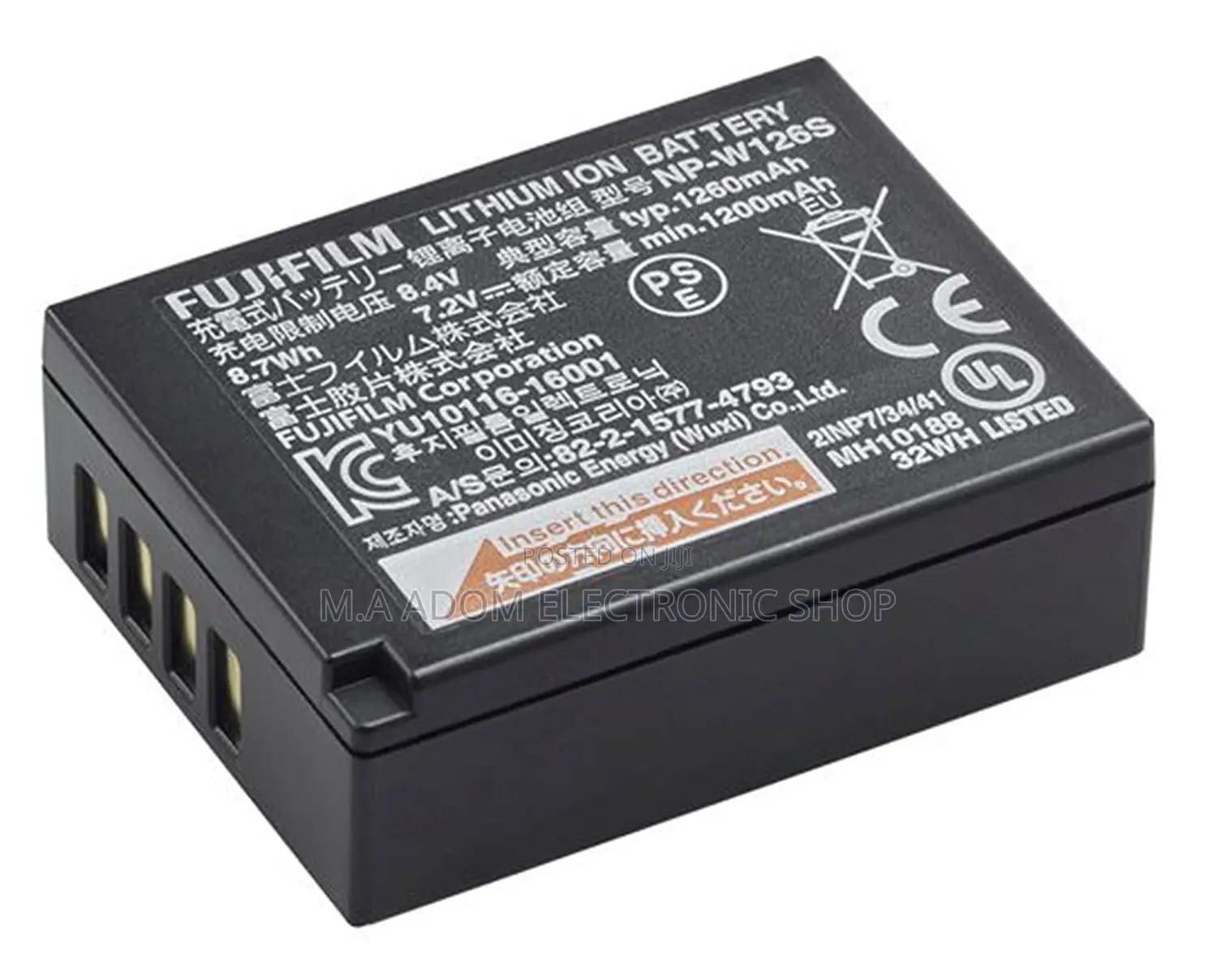 Fujifilm Np-W126s Li-Ion Rechargeable Battery