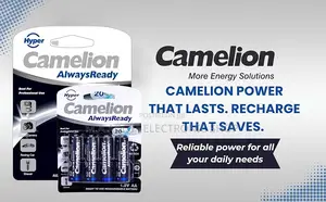 Camelion Always Ready Rechargeable Batteries 4 Pack
