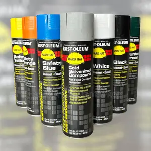 Hard Hat Spray Paint – Safety Yellow, Cold Galvanized Compound