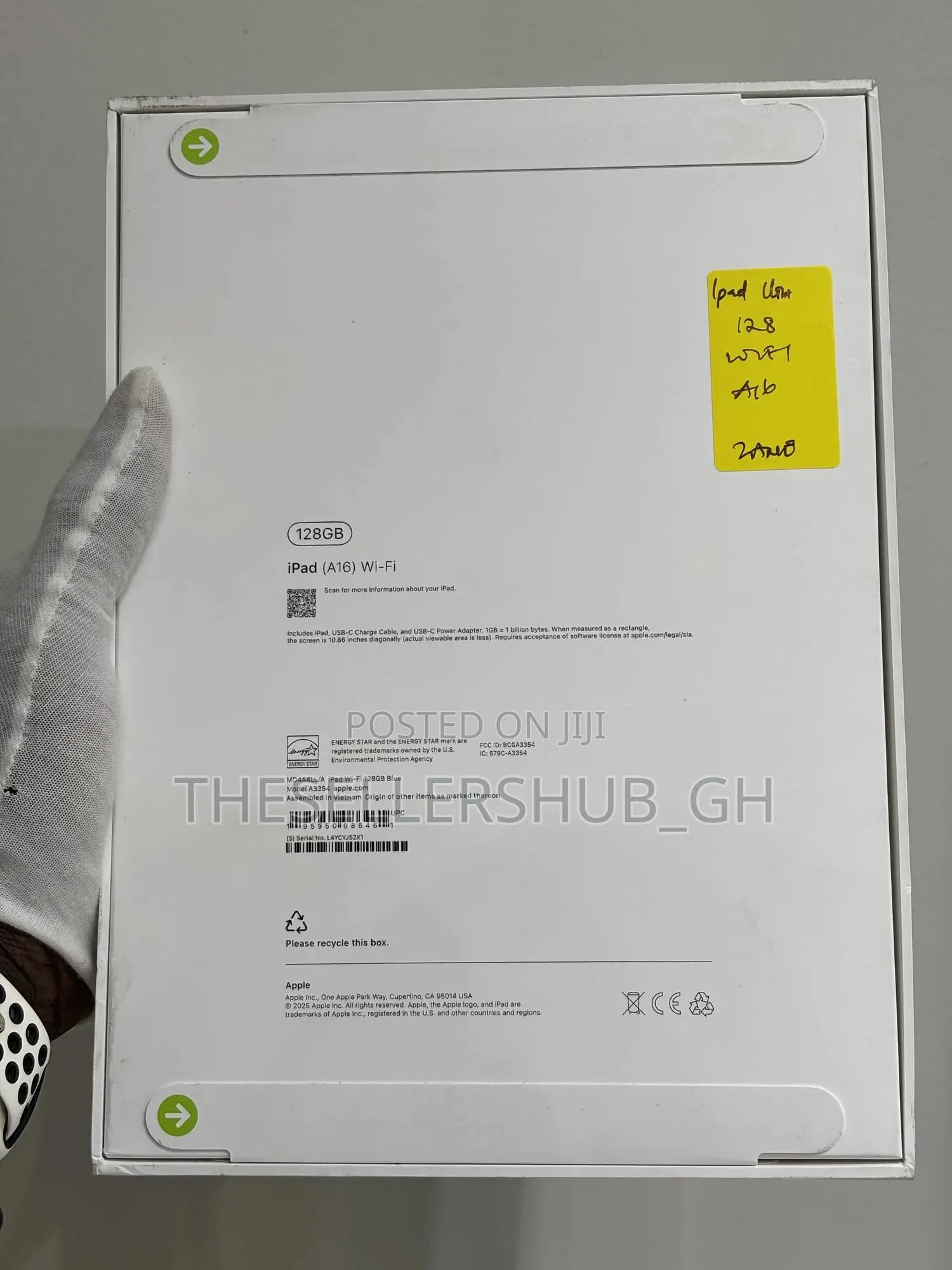 New Apple iPad (2025) 128 GB Blue