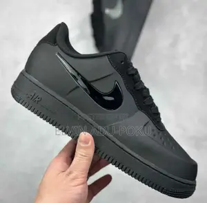 Nike Air Force 1 “ Black Oil Swoosh” Sneaker