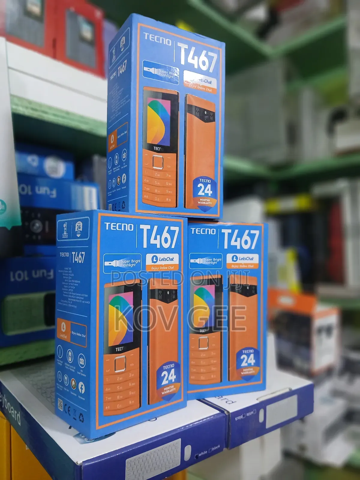 New Tecno T466 Gold