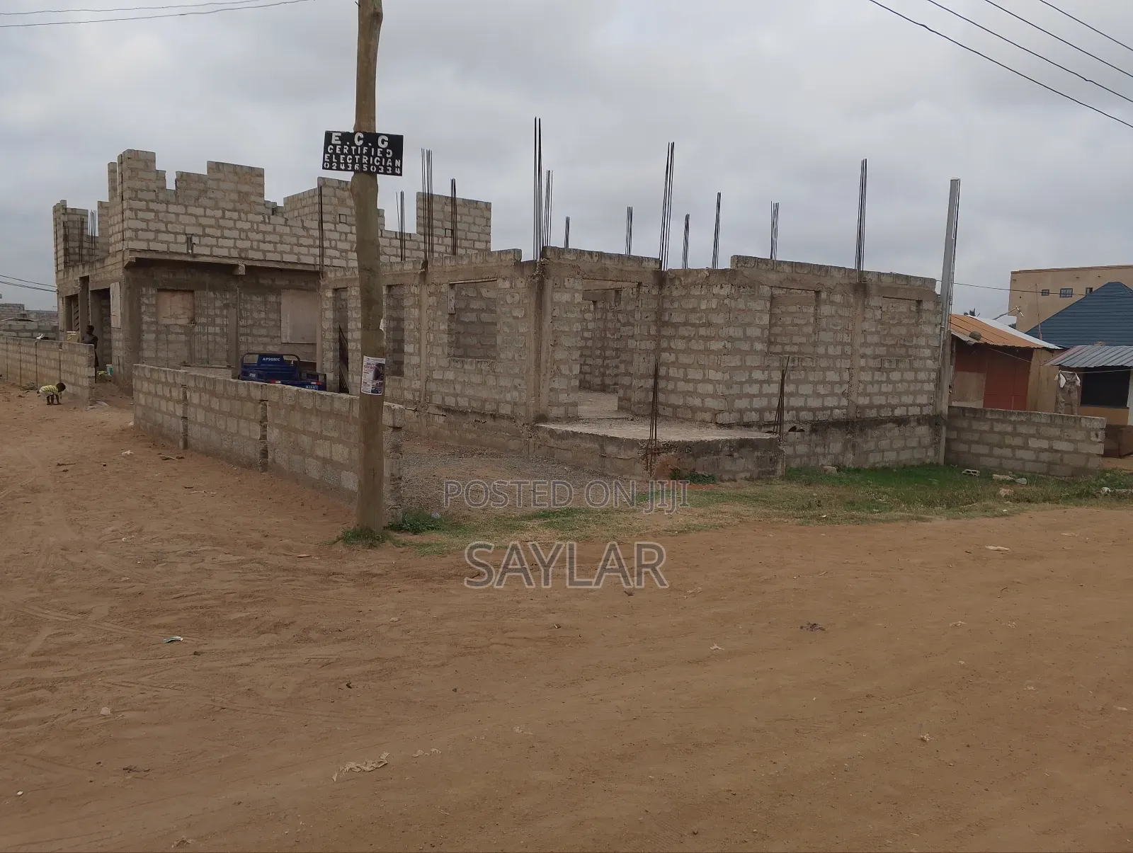 Uncompleted Structure on Lentil Level for Sale Klagon