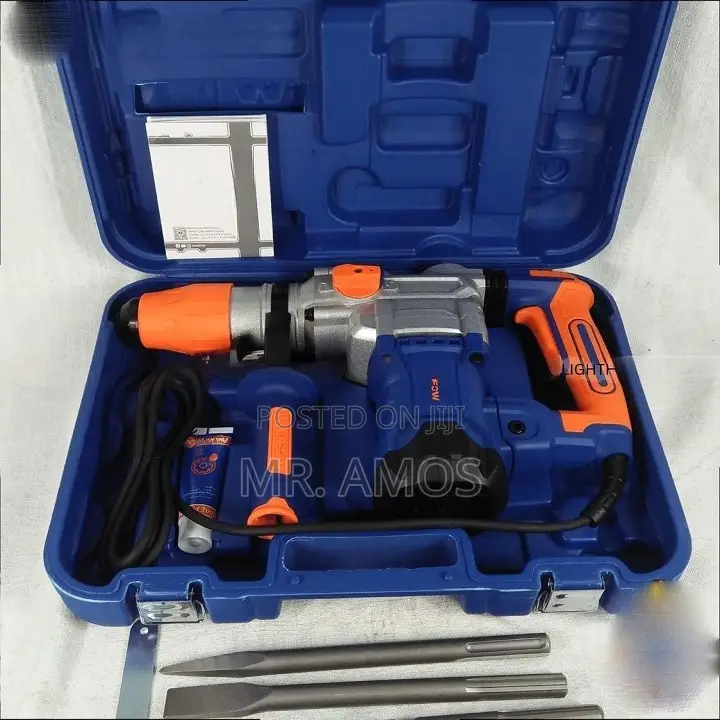 1500W Rotary Hammer Drill With 5 Bits - WRH2D32