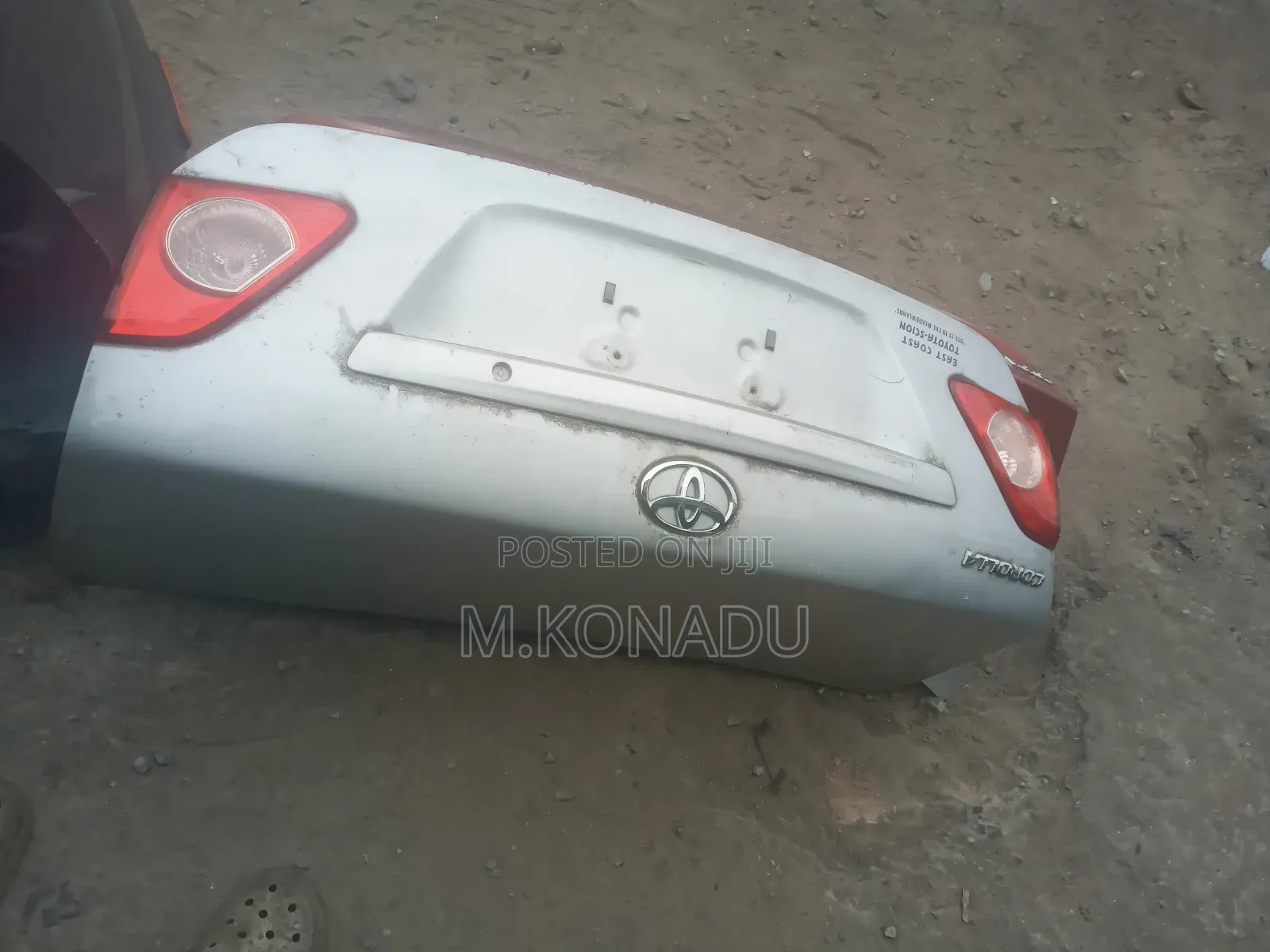 Toyota Corolla 2009 Boot