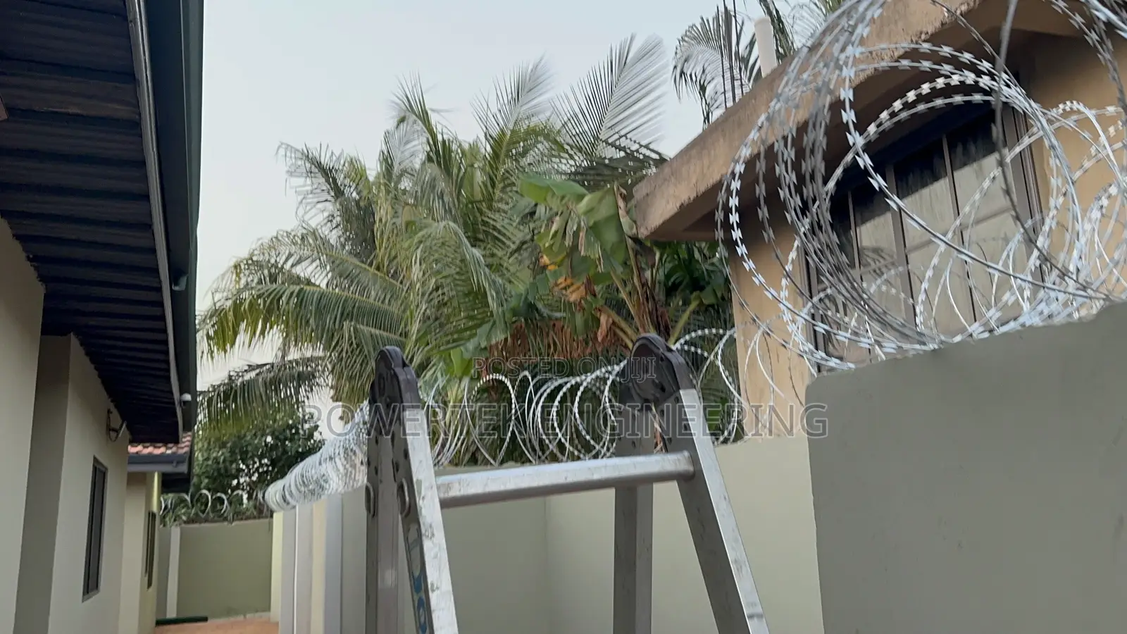 Sharp Razor Wire Installation