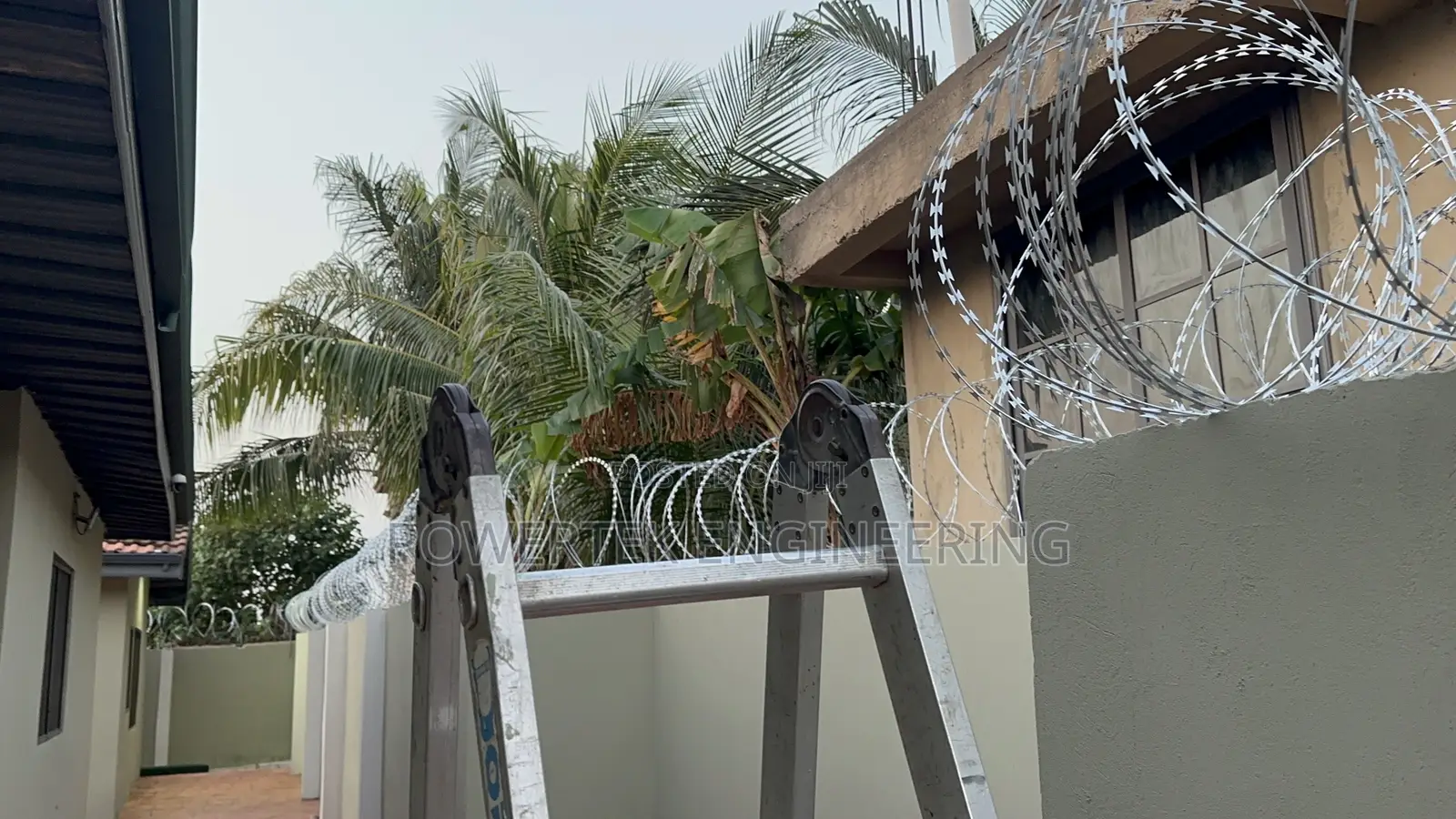 Sharp Razor Wire Installation