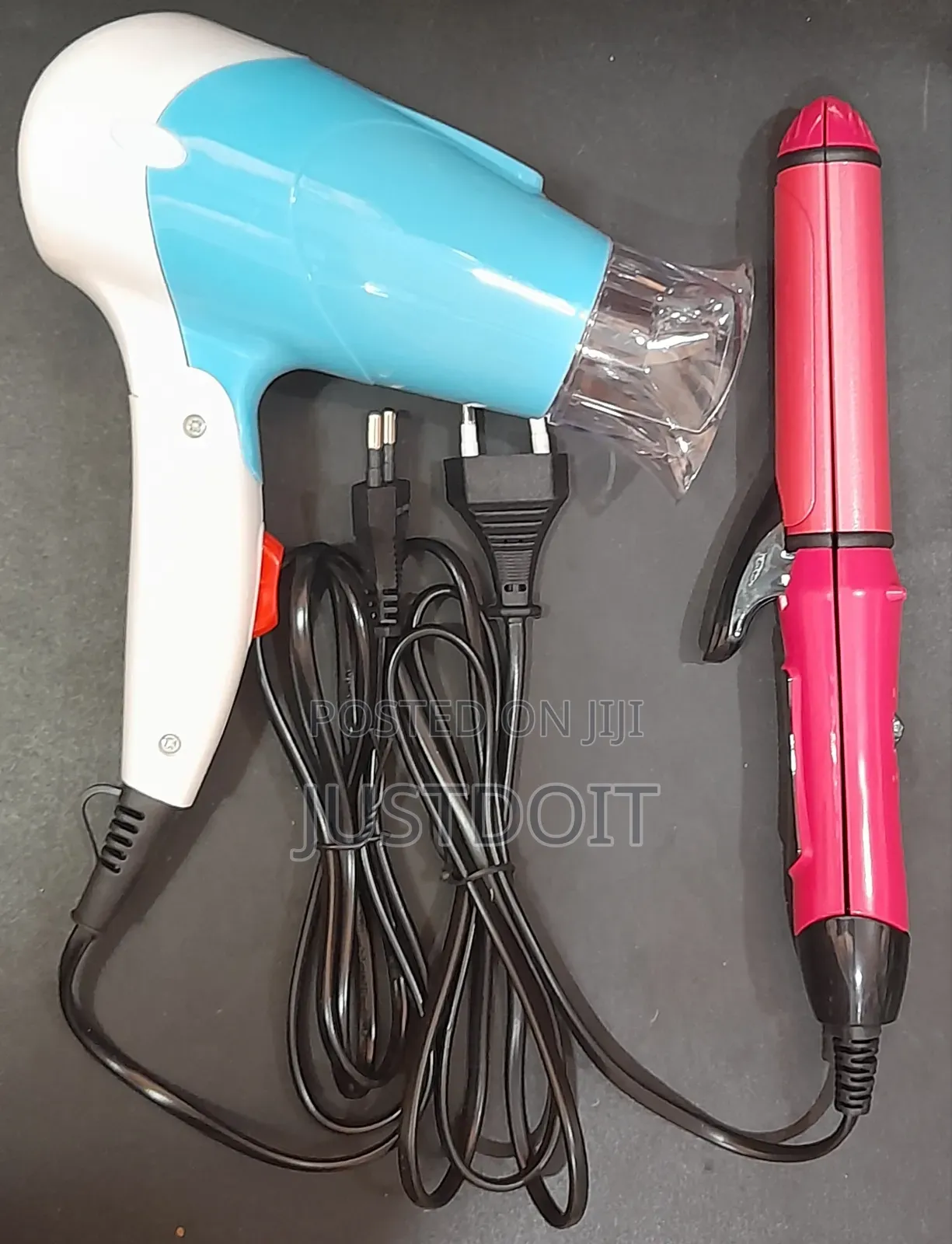 Nova Medium Hair Dryer + Straightener Curler Set