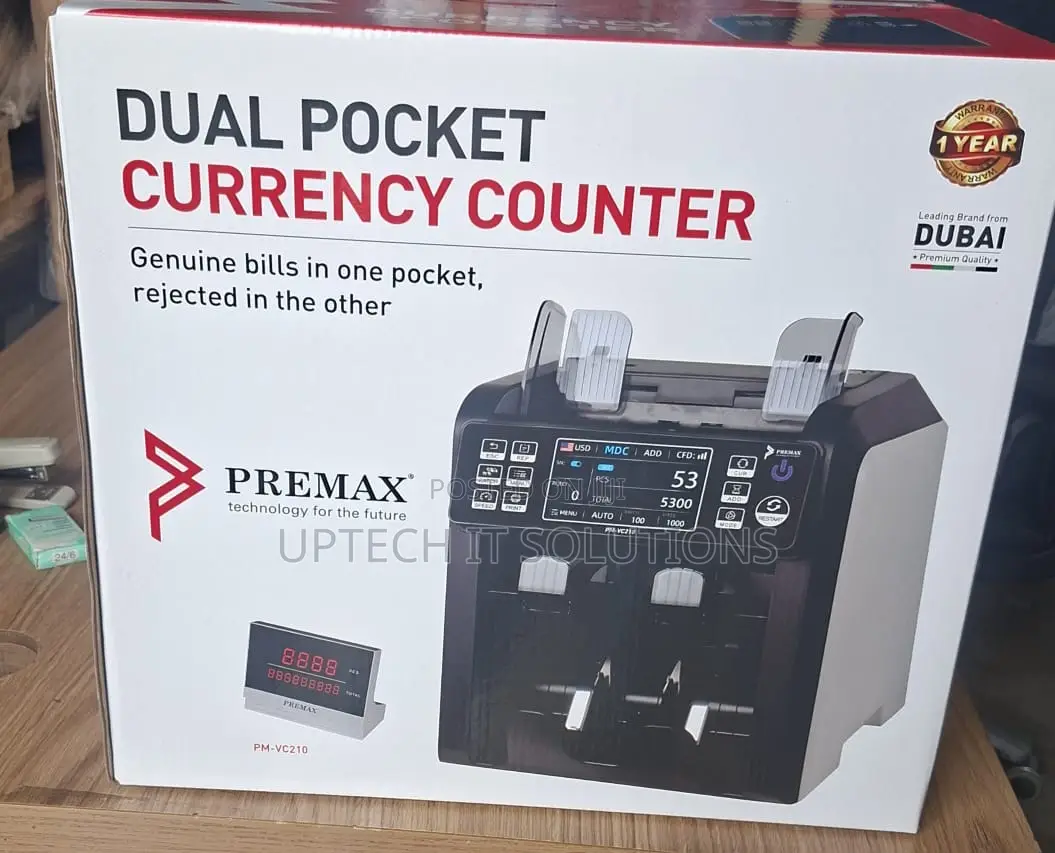 Dual Pocket Currency Counter