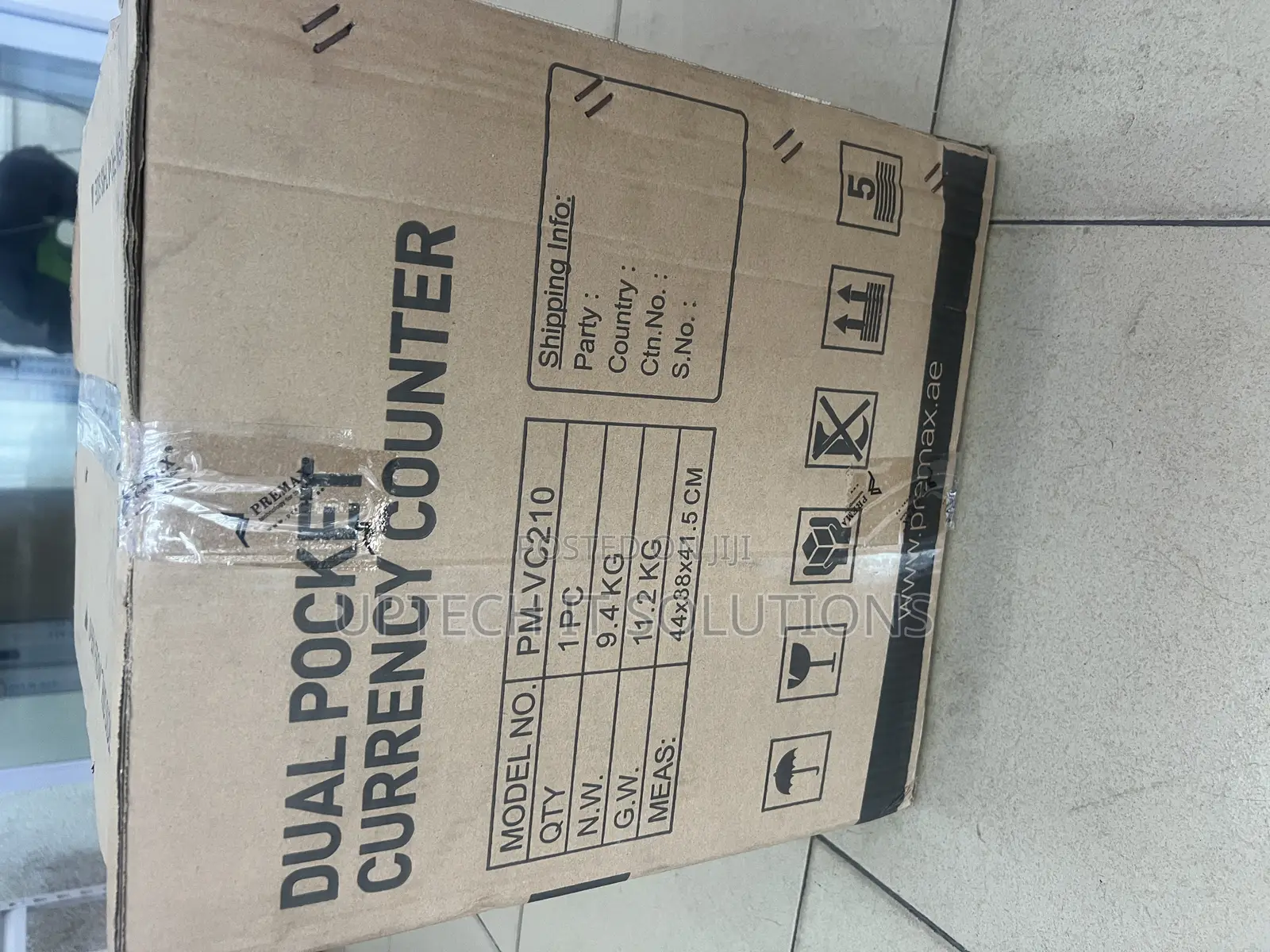 Dual Pocket Currency Counter