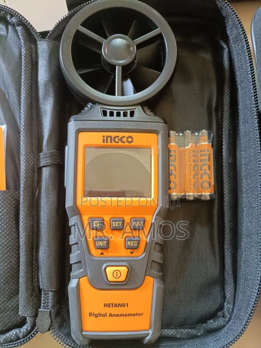 40m/S Digital Anemometer With Backlight Function - Hetano1