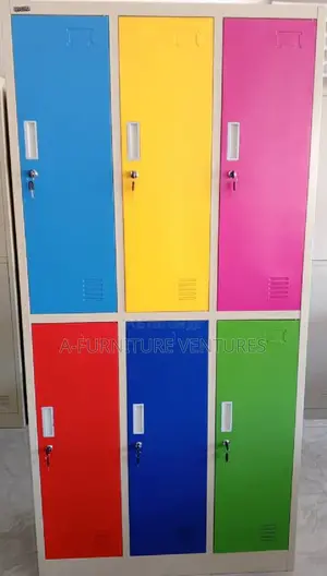 Coloured Cabinet (6 Doors) 185 X 90 X 42cm