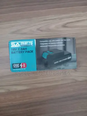 Saber 18v 2.0ah Battery Pack.
