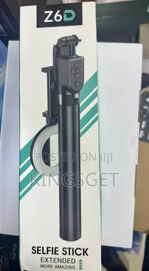 Z6d Selfie Stick Tripod With Light