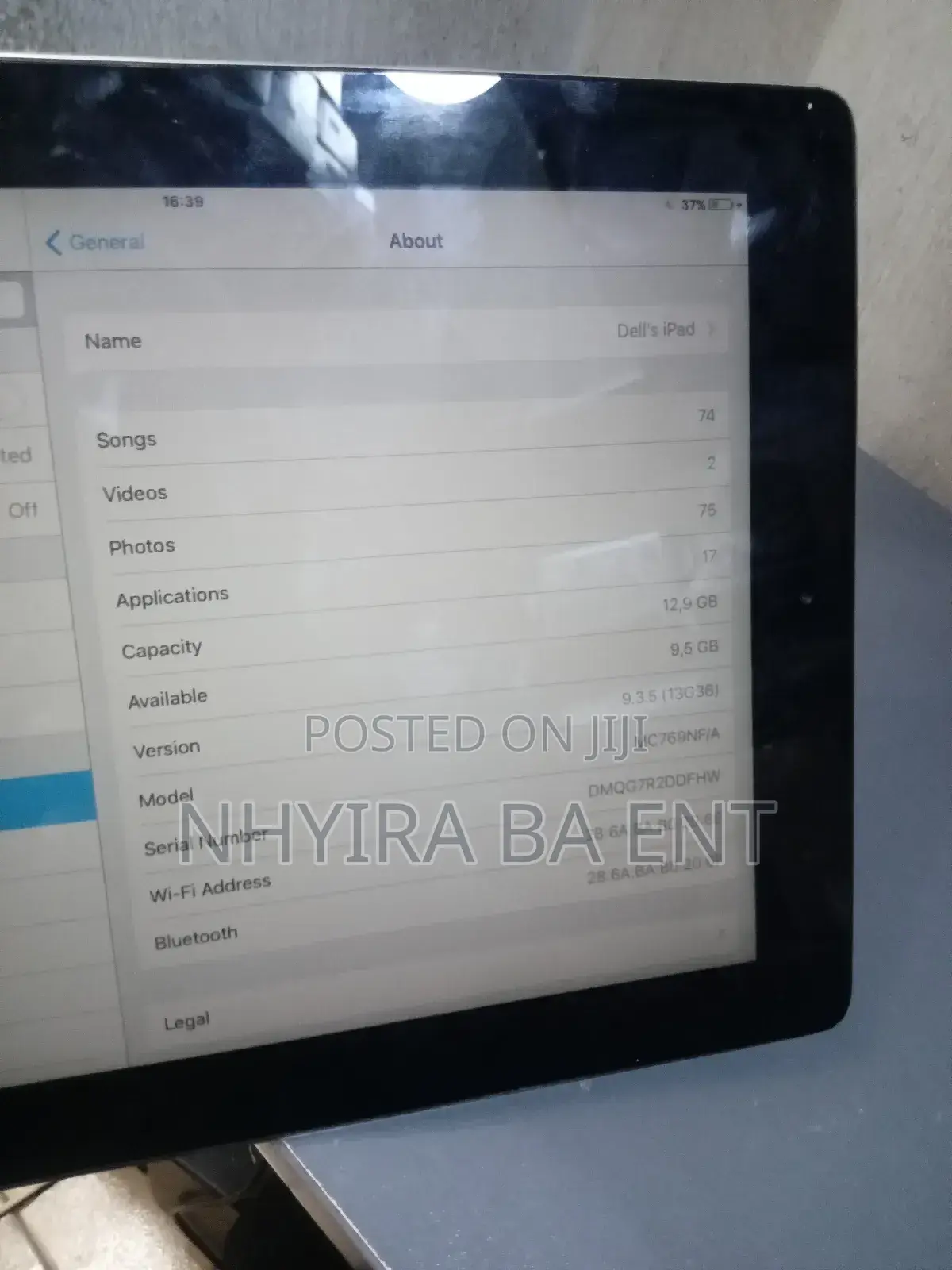 Apple iPad 9.7 16 GB Gray