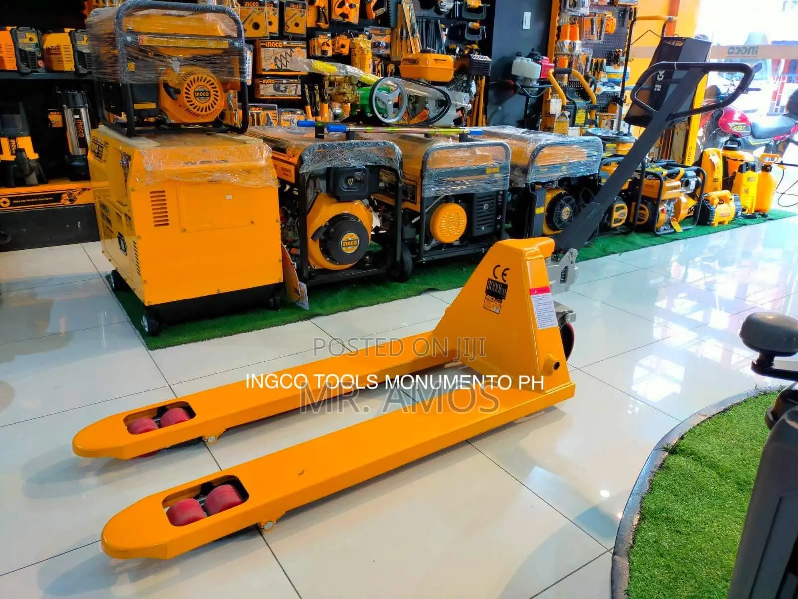 3000kg Pallet Truck Jack For Warehouse Operations (3 Ton) - Hhpt01251