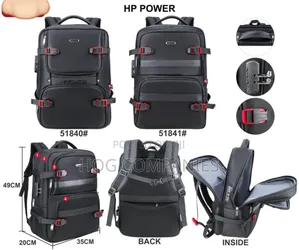 Hp Power Anti-Theft Waterproof Laptop Backpack School Travel Bag
