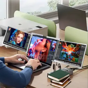 Powerology 14 Portable Dual Screen Tabletop Laptop Monitor
