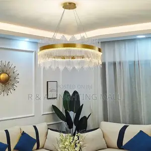 Luxurycrystal Chandelier Ceiling Light + Remote