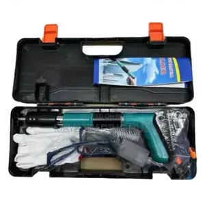Nail Gun With Nails,Gloves And Googles