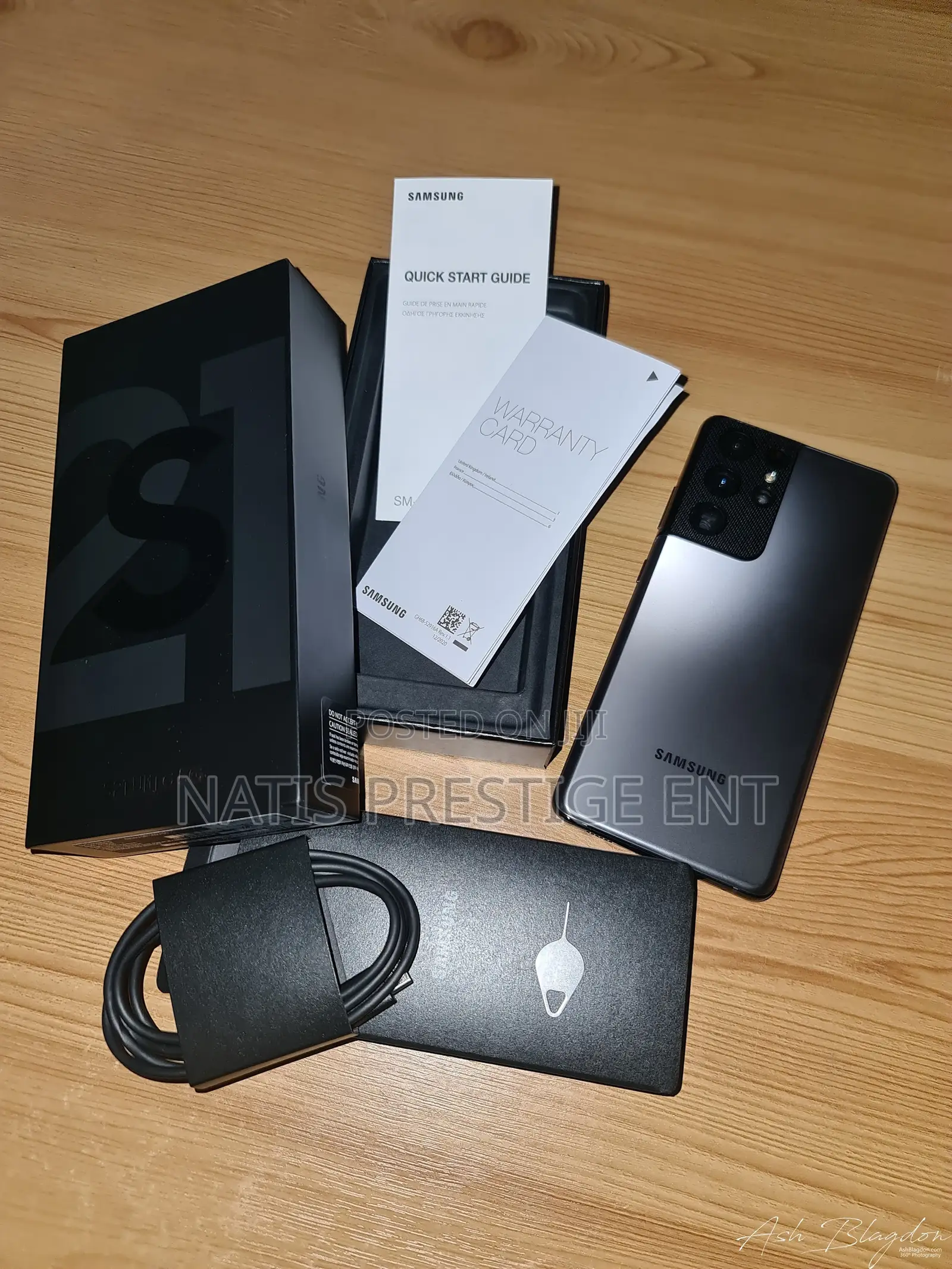 New Samsung Galaxy S21 Ultra 5G 256 GB Black
