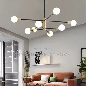 8 Heads Pendant Chandelier Light