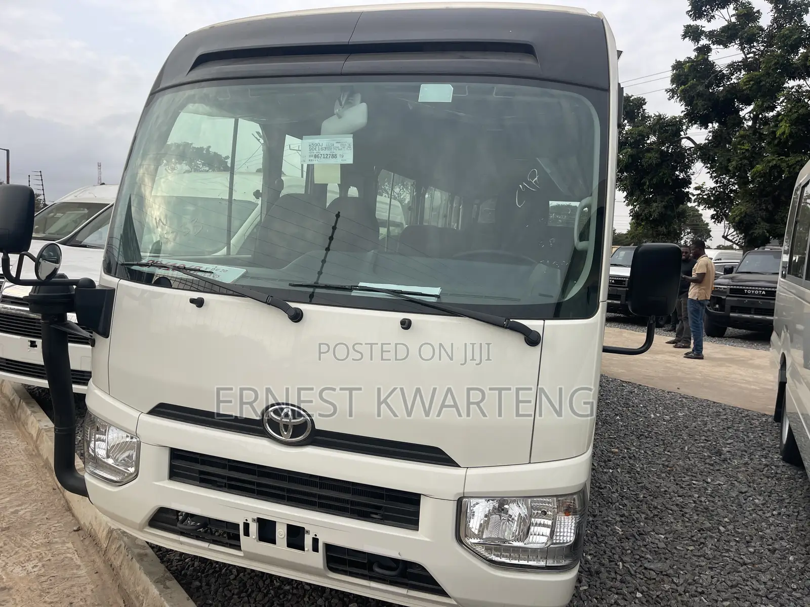 New Toyota Coaster 2025 White