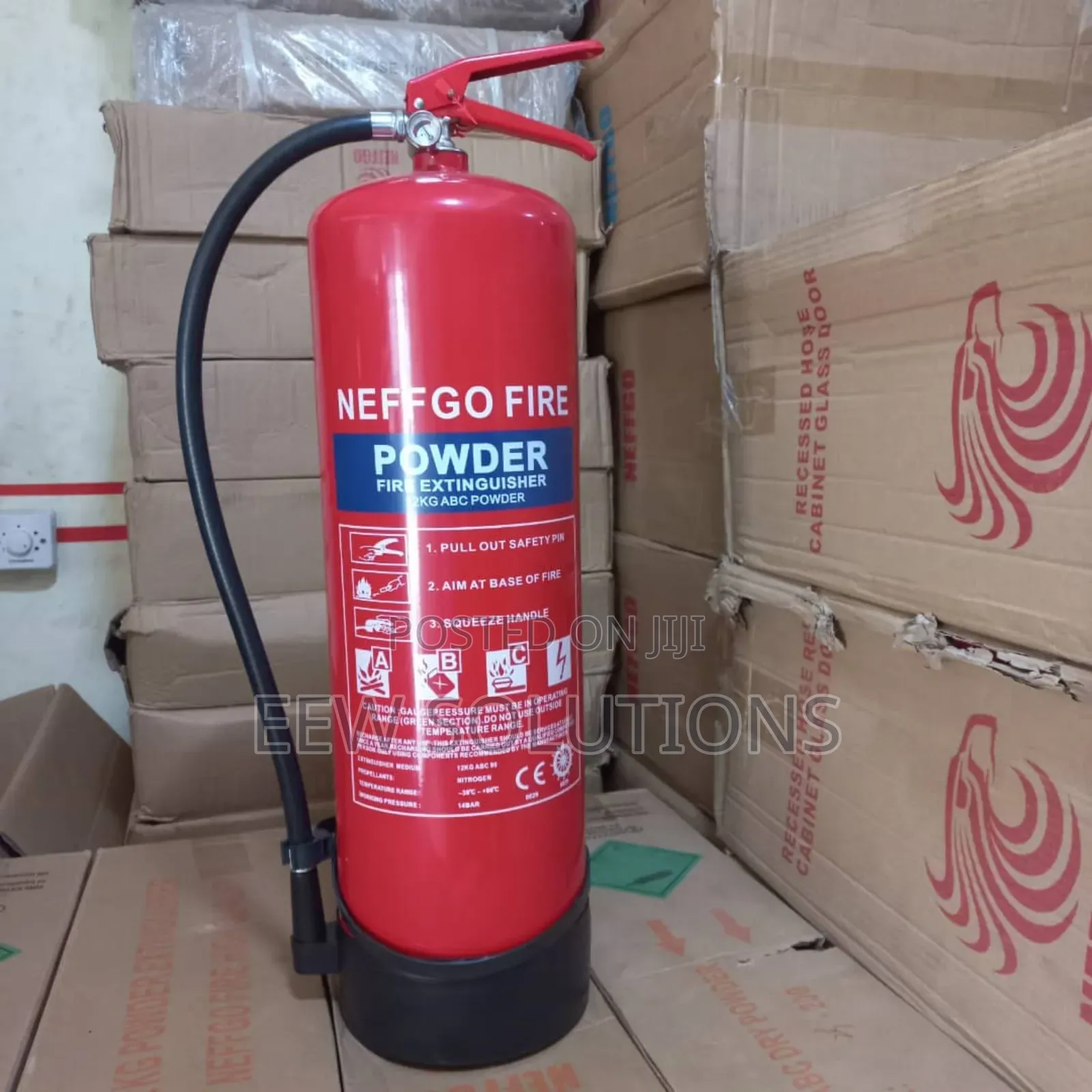 12kg Abc Dry Chemical Powder Fire Extinguisher