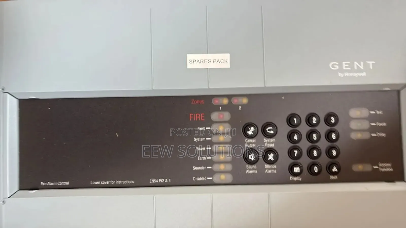 2 Zone Conventional Gent Fire Alarm Control Panel