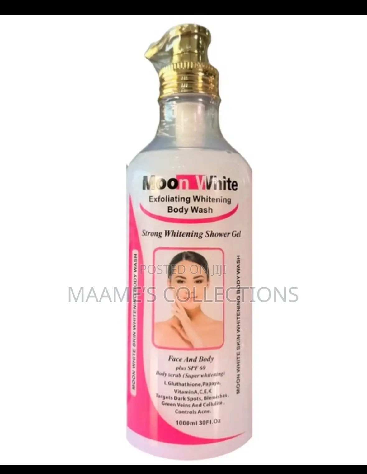 Moon White Exfoliating Body Wash