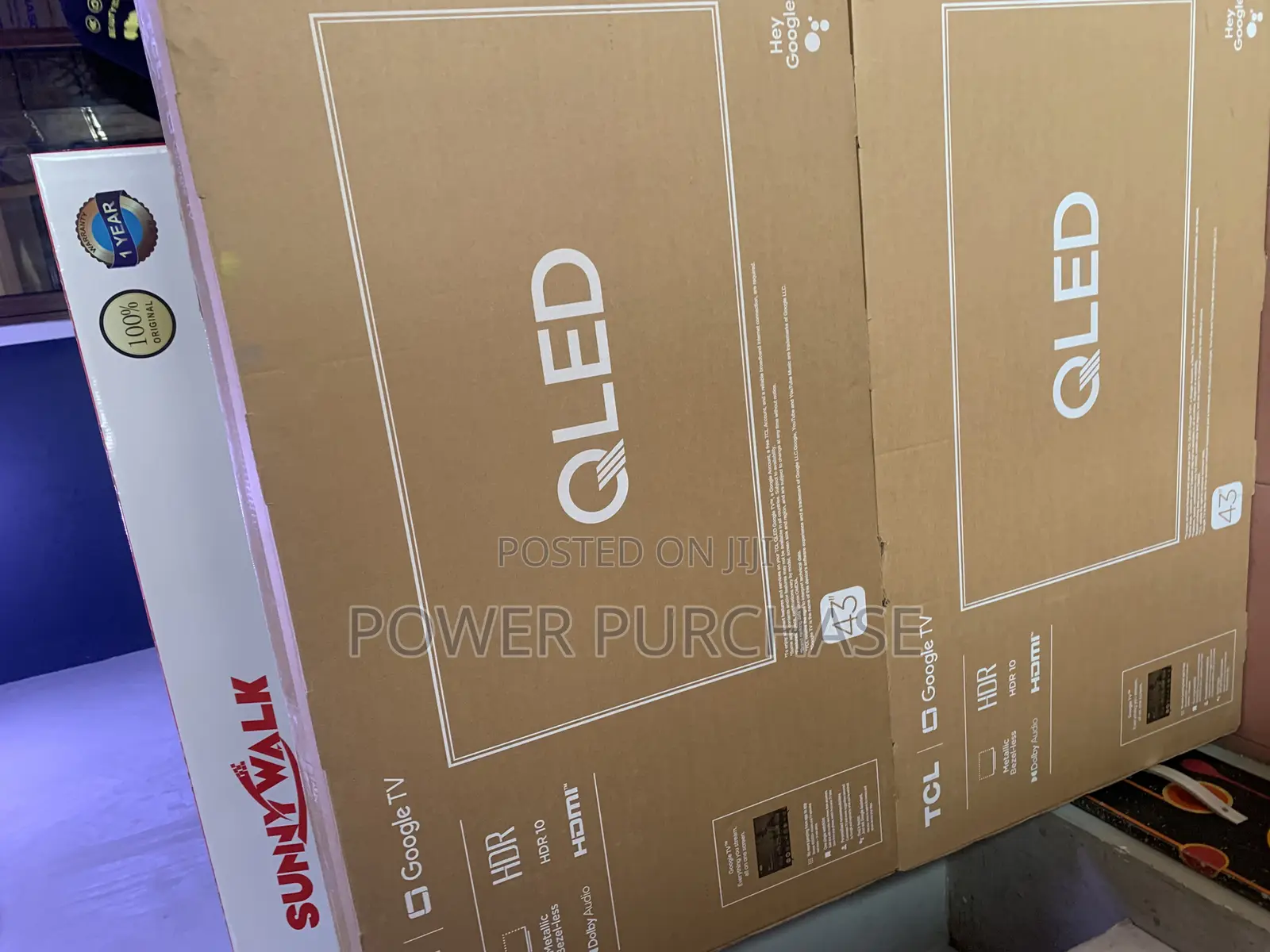 Andragogy TCL Smart Qled Television 43 Inches Size