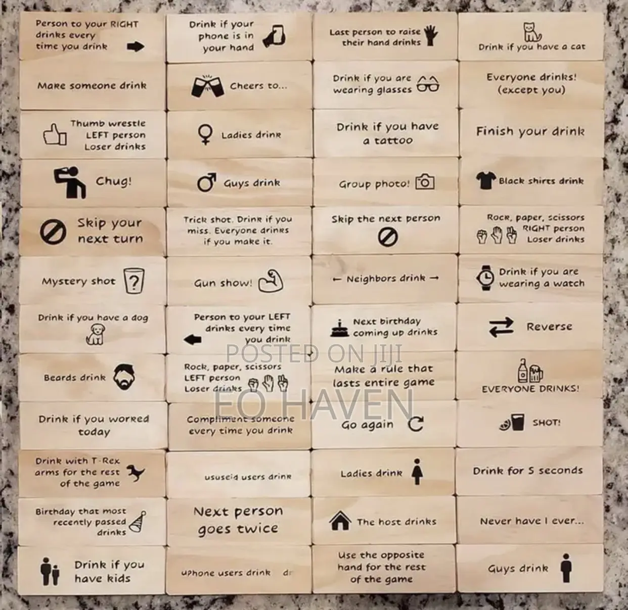 Jenga Drinking Game (48pcs)