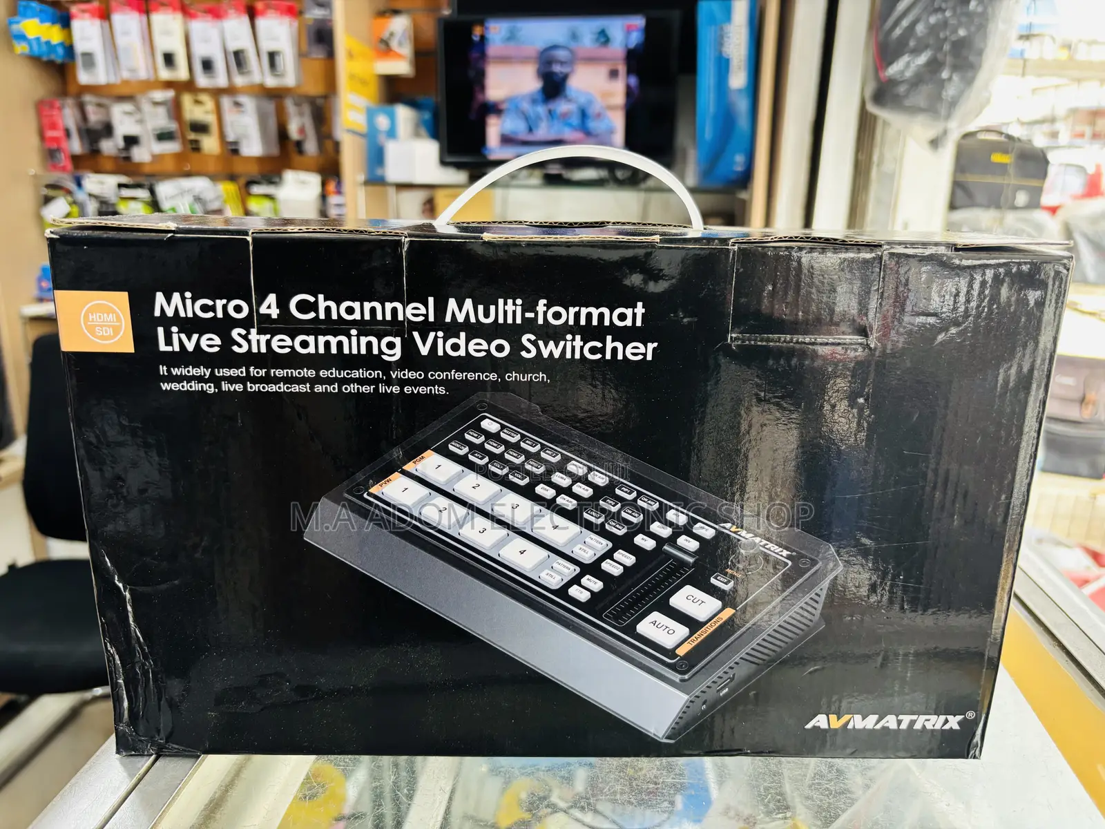 Avmatrix Mico 4 Channel Multi Format Video Switcher