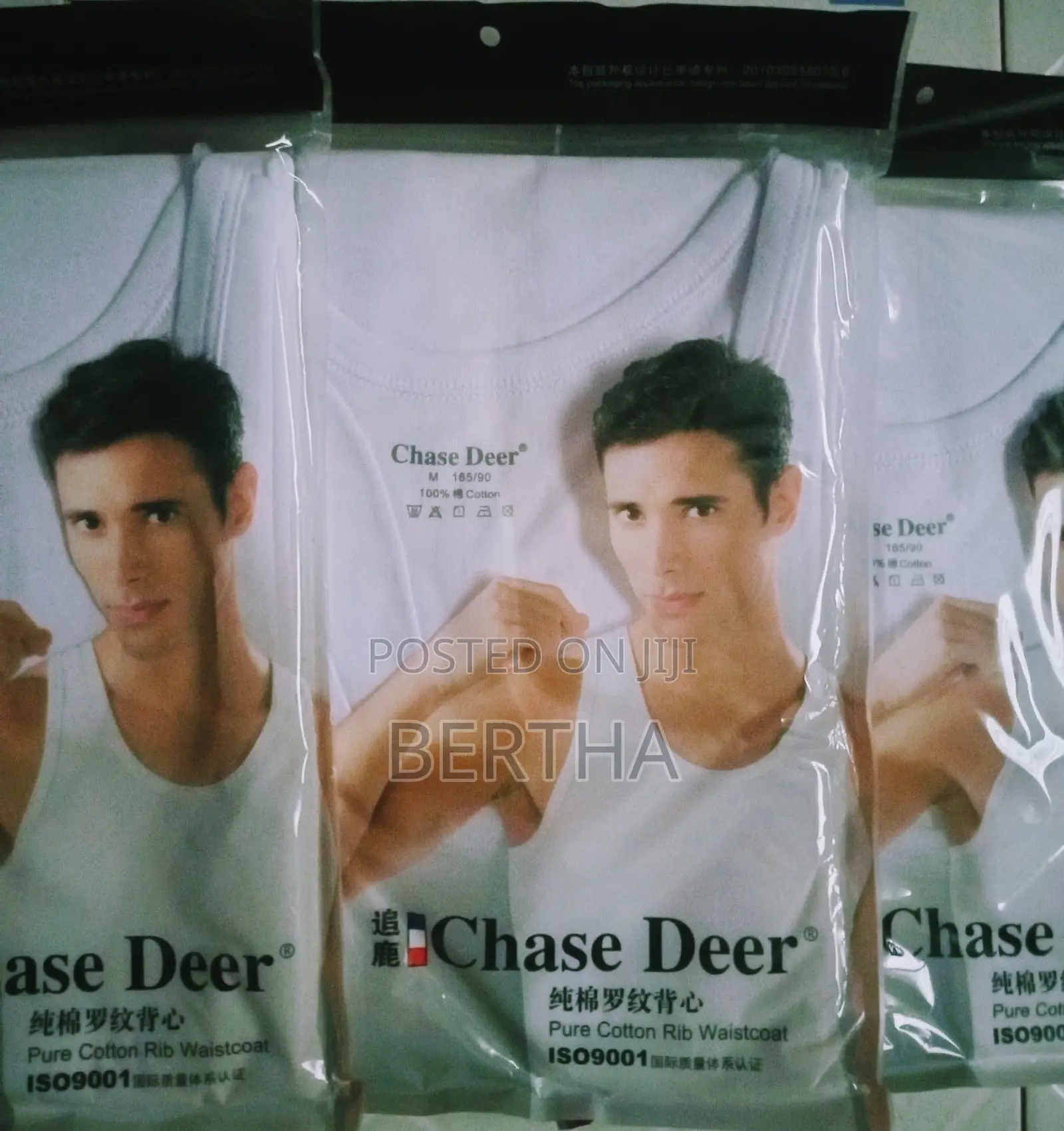 Chase Deer Singlets 100% Cotton