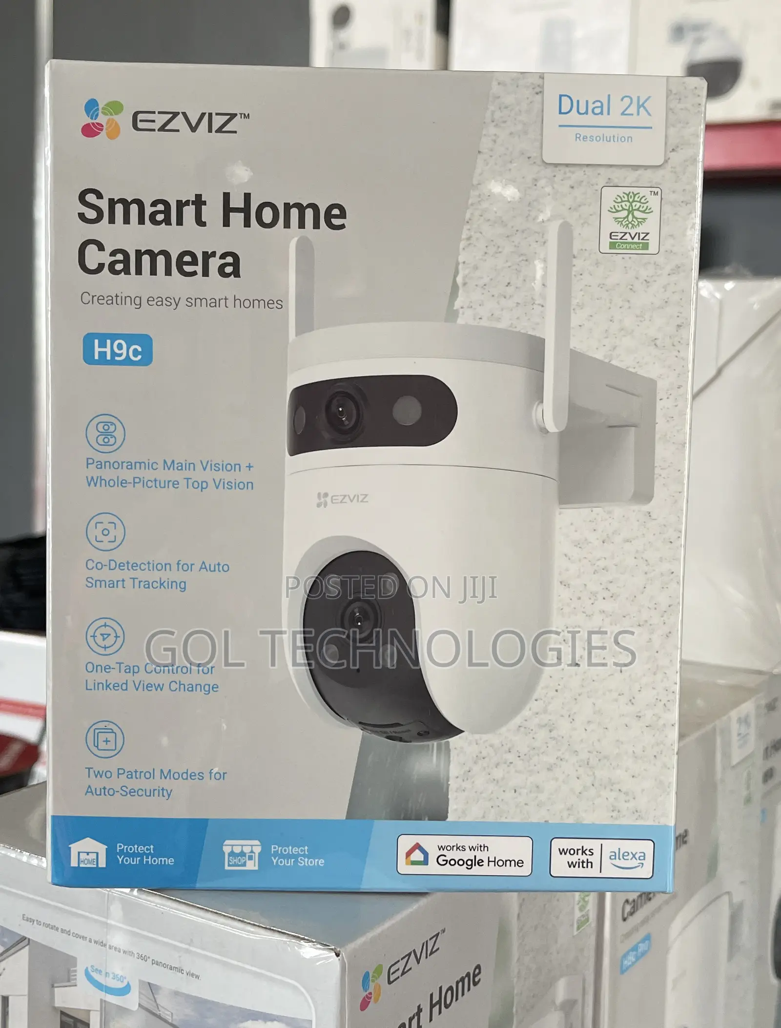 Ezviz H9c Dual Dual-Lens Pan Tilt Wi-Fi Camera Automated