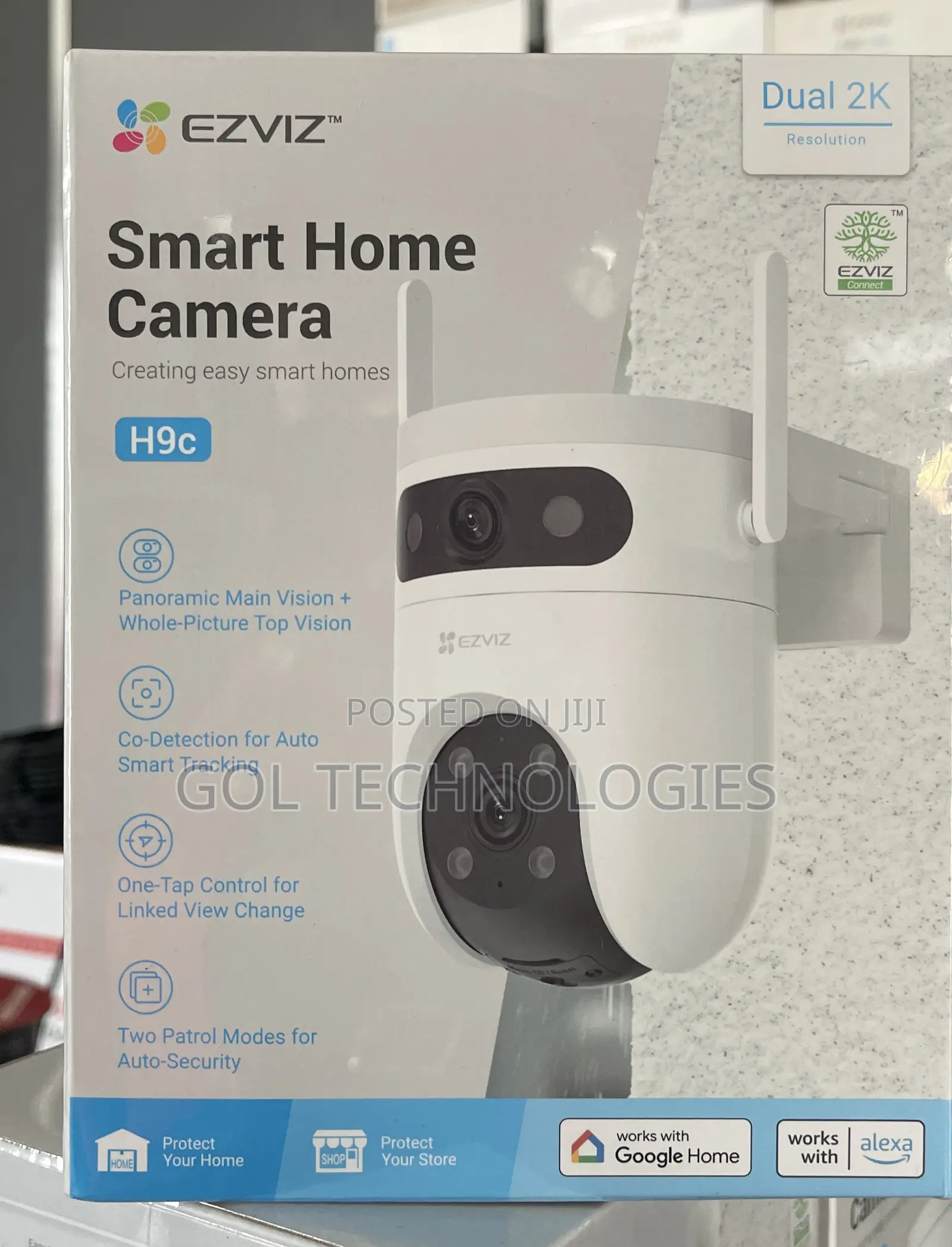 Ezviz H9c Dual Dual-Lens Pan Tilt Wi-Fi Camera Automated