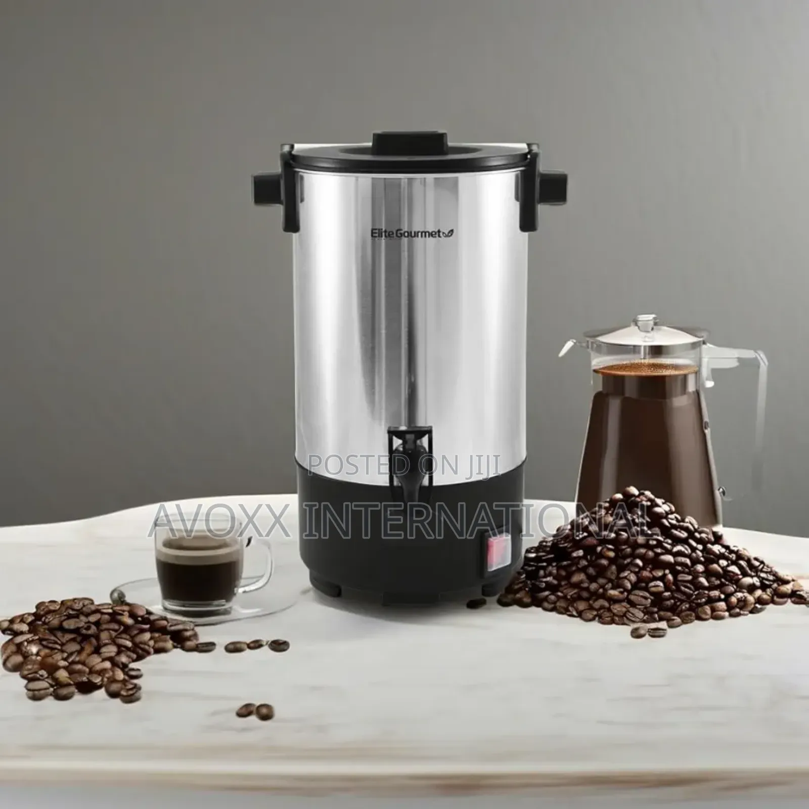 Elite Gourmet CCM-035 Maxi-Matic 30 Cup Stainless Steel Coffee Urn