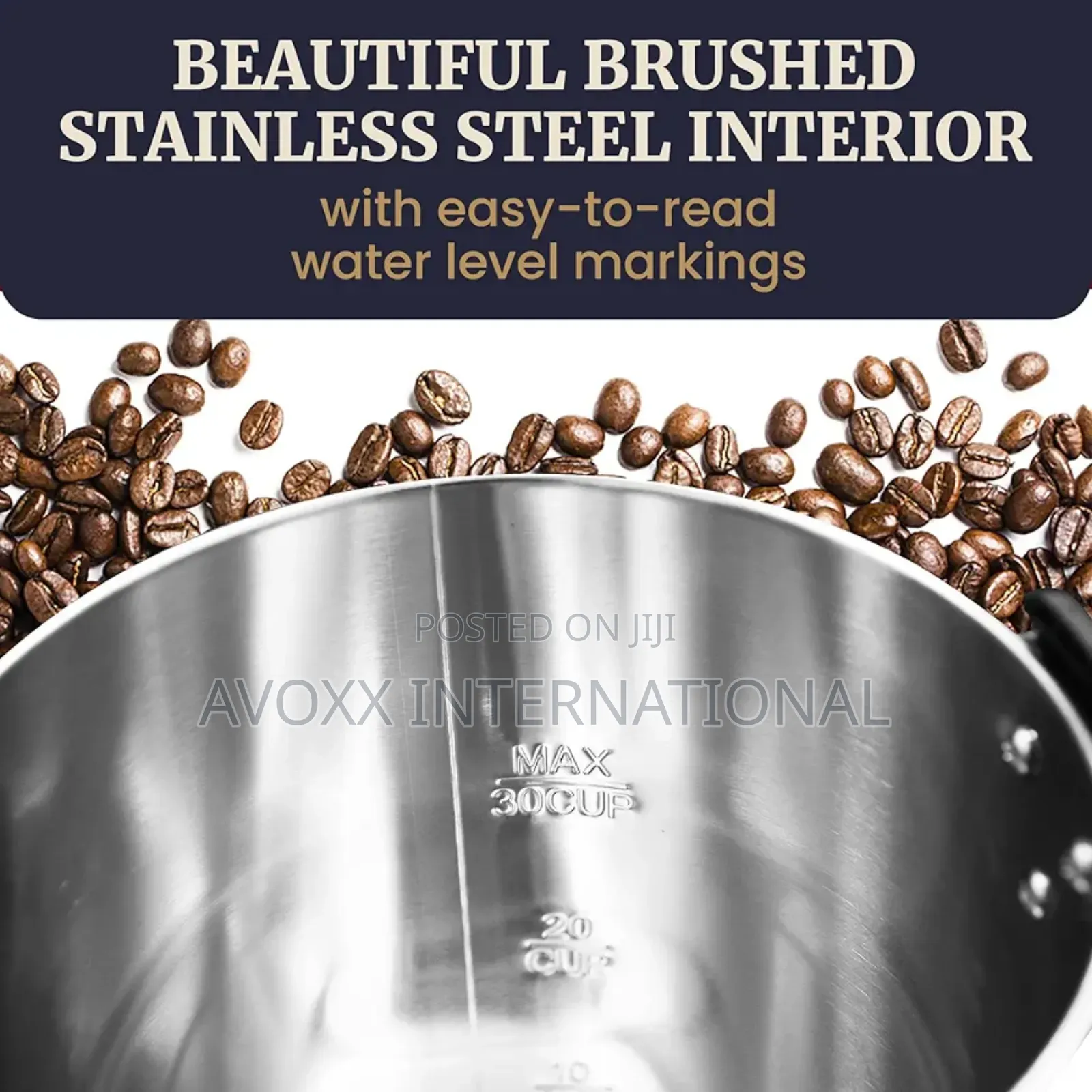 Elite Gourmet CCM-035 Maxi-Matic 30 Cup Stainless Steel Coffee Urn
