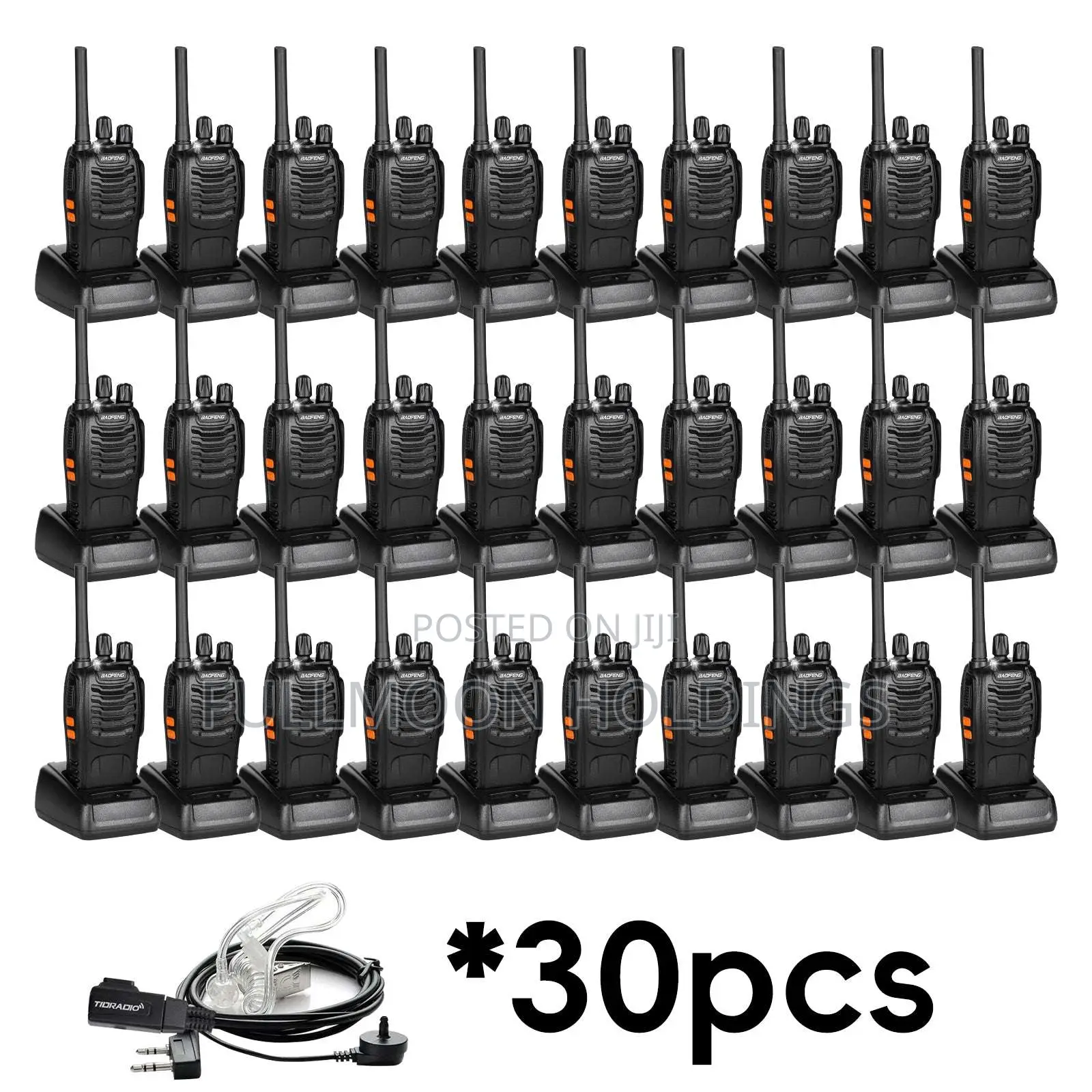 30 Pieces Bf888s Baofeng Walkie Talkie 2 Way Radio
