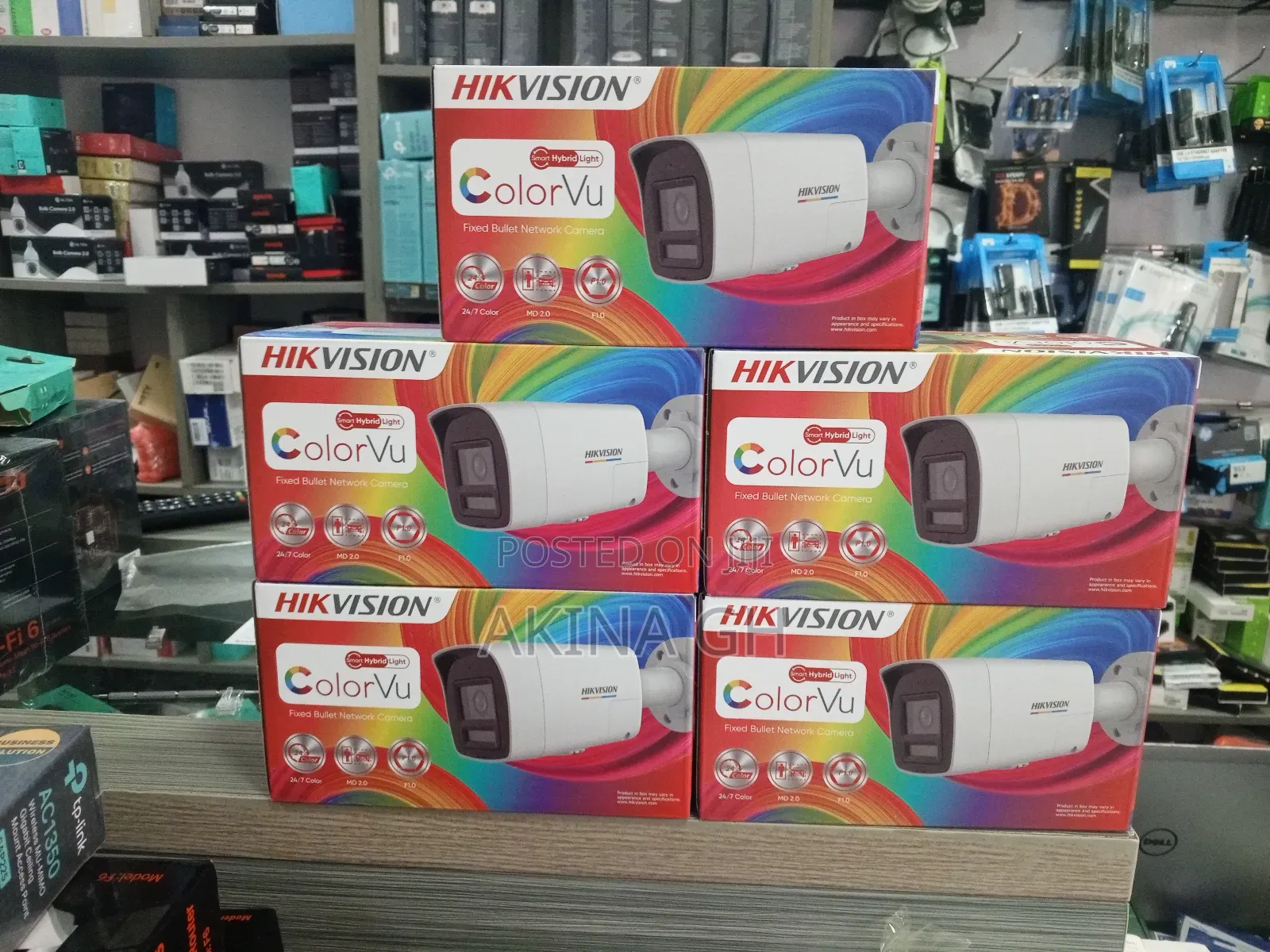 Hikvision 4mp 2 Way Audio Colorvu Ip Camera Ds-2cd1047g2h-Liuf/SRB