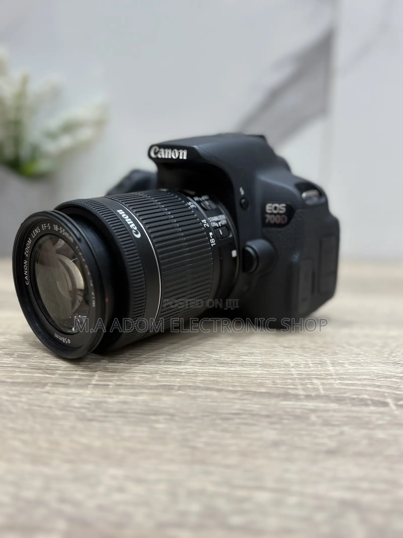 Canon 700d Camera With Lens 18-55 Mm Lens